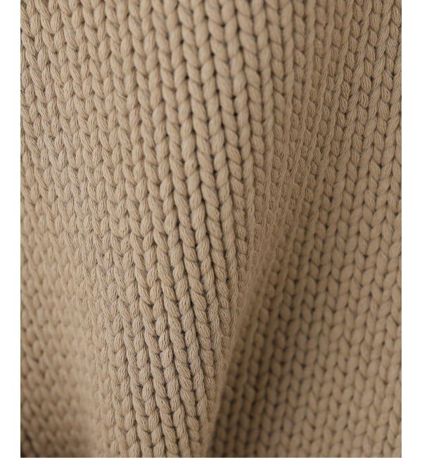 Spick and Span「コットンナイロンハーフスリーブニット」|ニット・セーター|