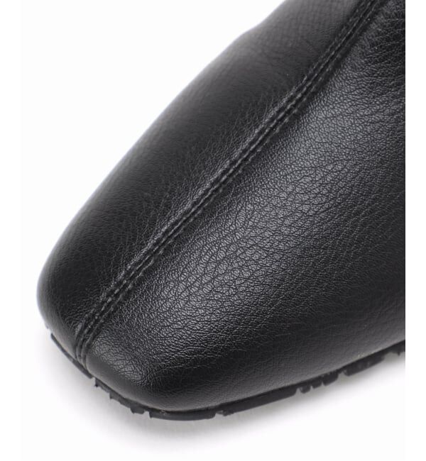  「《追加》5cmスクエアフィットショートブーツ」|ショートブーツ|