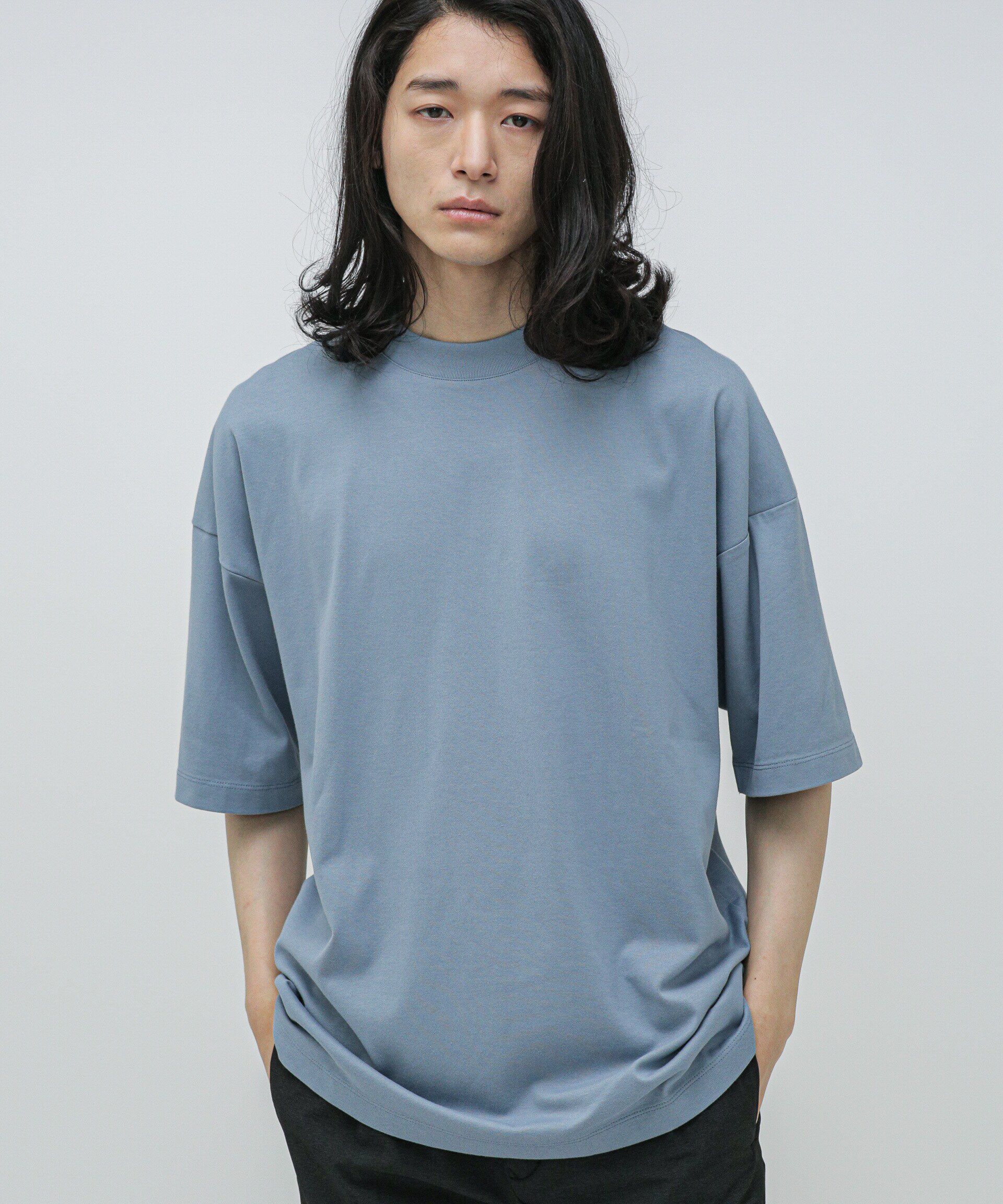 nano･universe「Anti Soaked 汗染み防止 クルービッグTシャツ」|Tシャツ・カットソー|