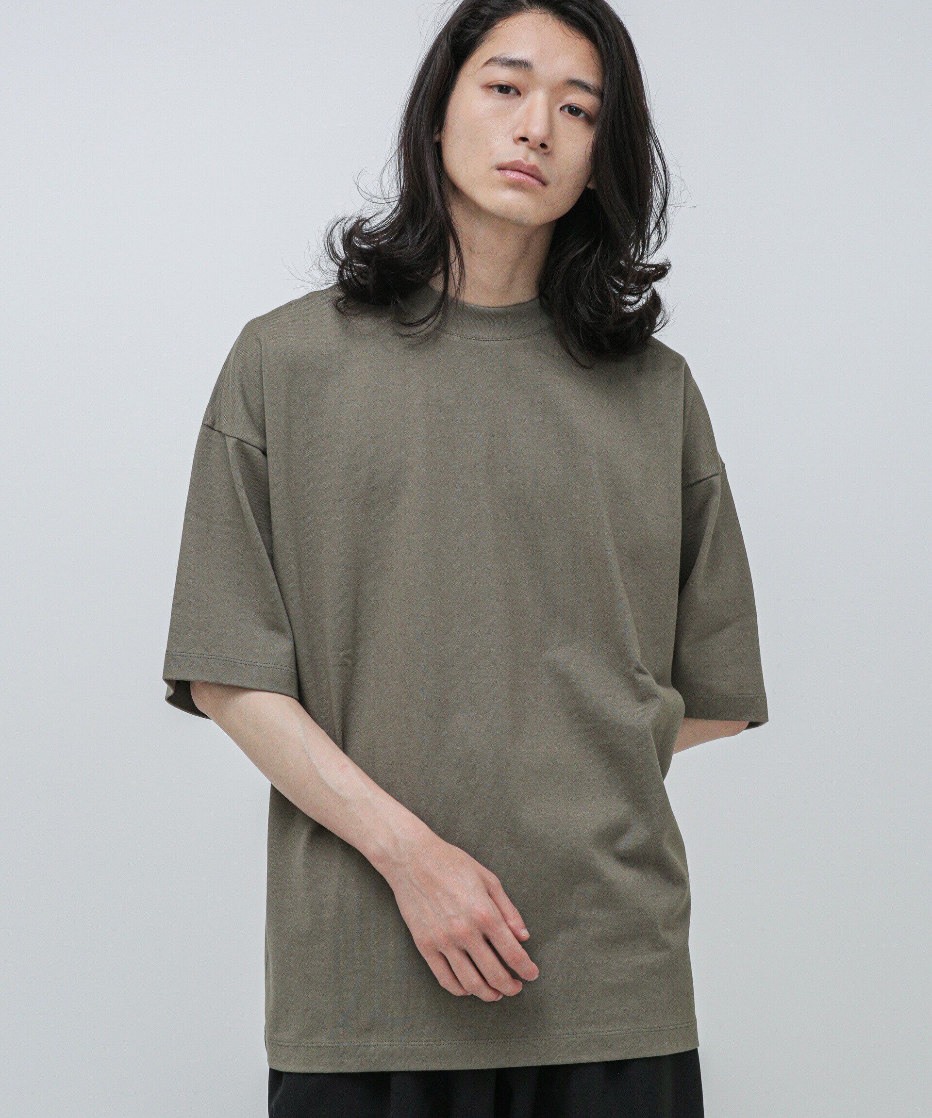 nano･universe「Anti Soaked 汗染み防止 クルービッグTシャツ」|Tシャツ・カットソー|