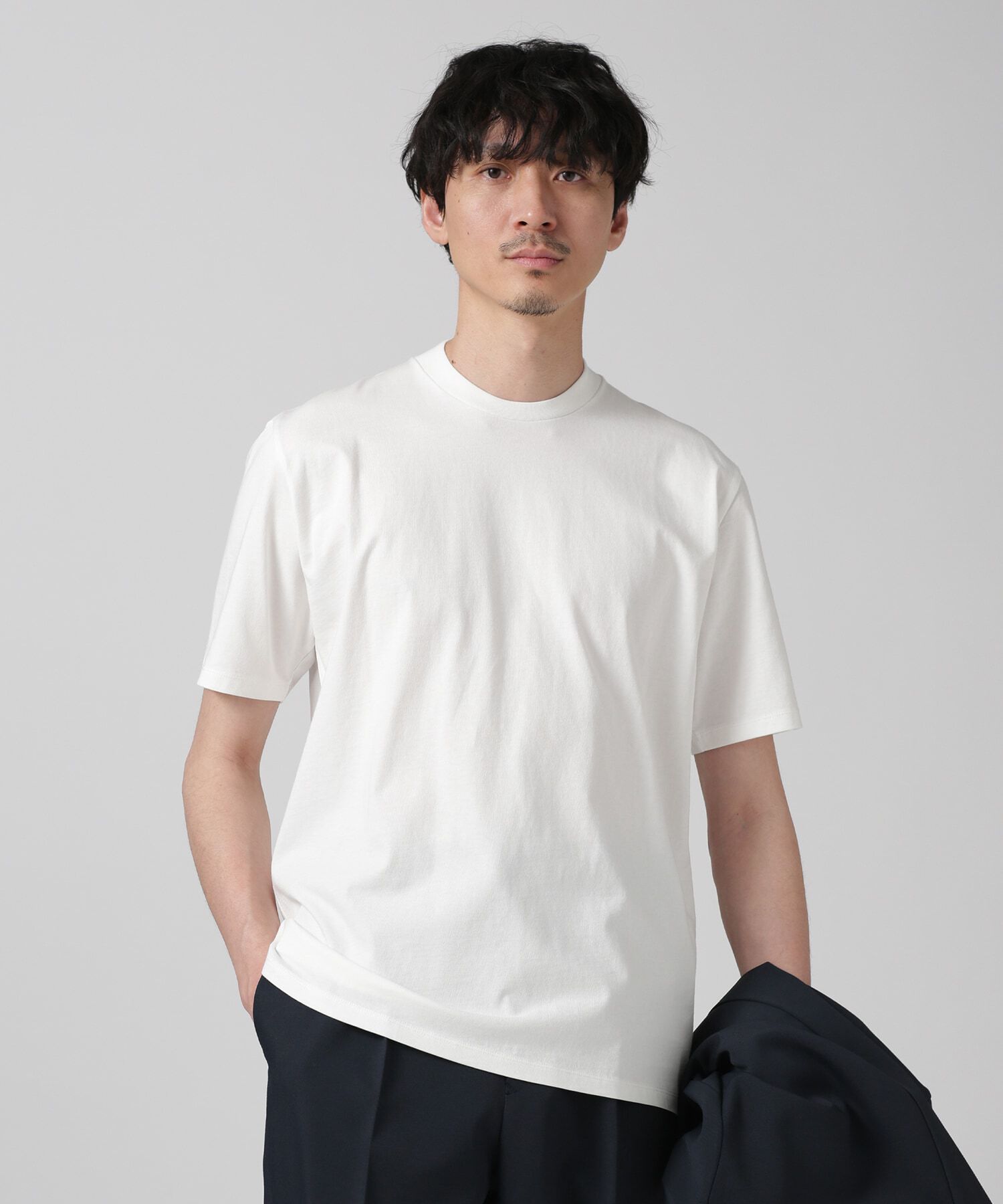 nano･universe「LB.03/ジャケT 半袖」|Tシャツ・カットソー|ホワイト