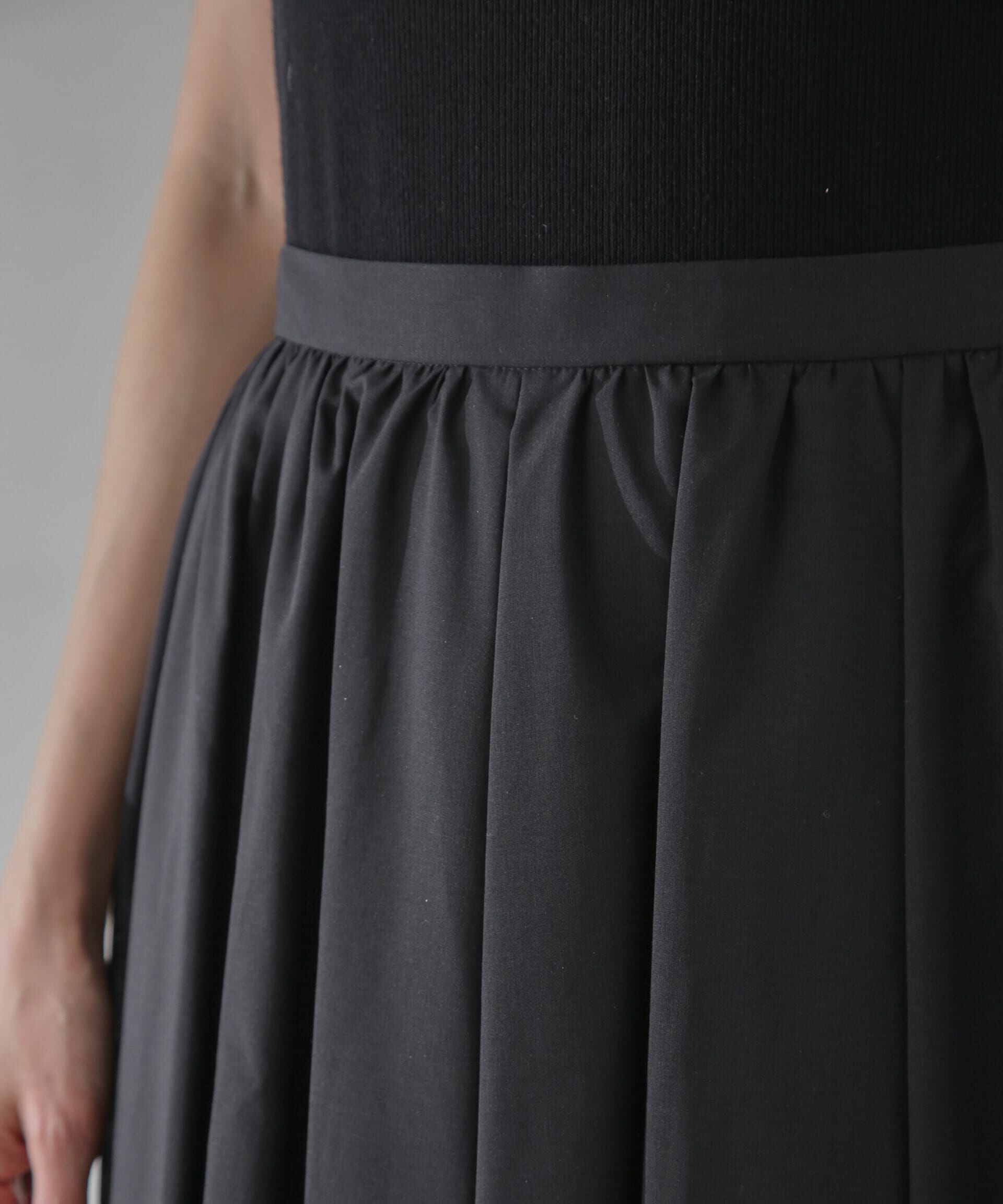 nano･universe「レオファインギャザーフレアスカート（セットアップ可）」|スカート|