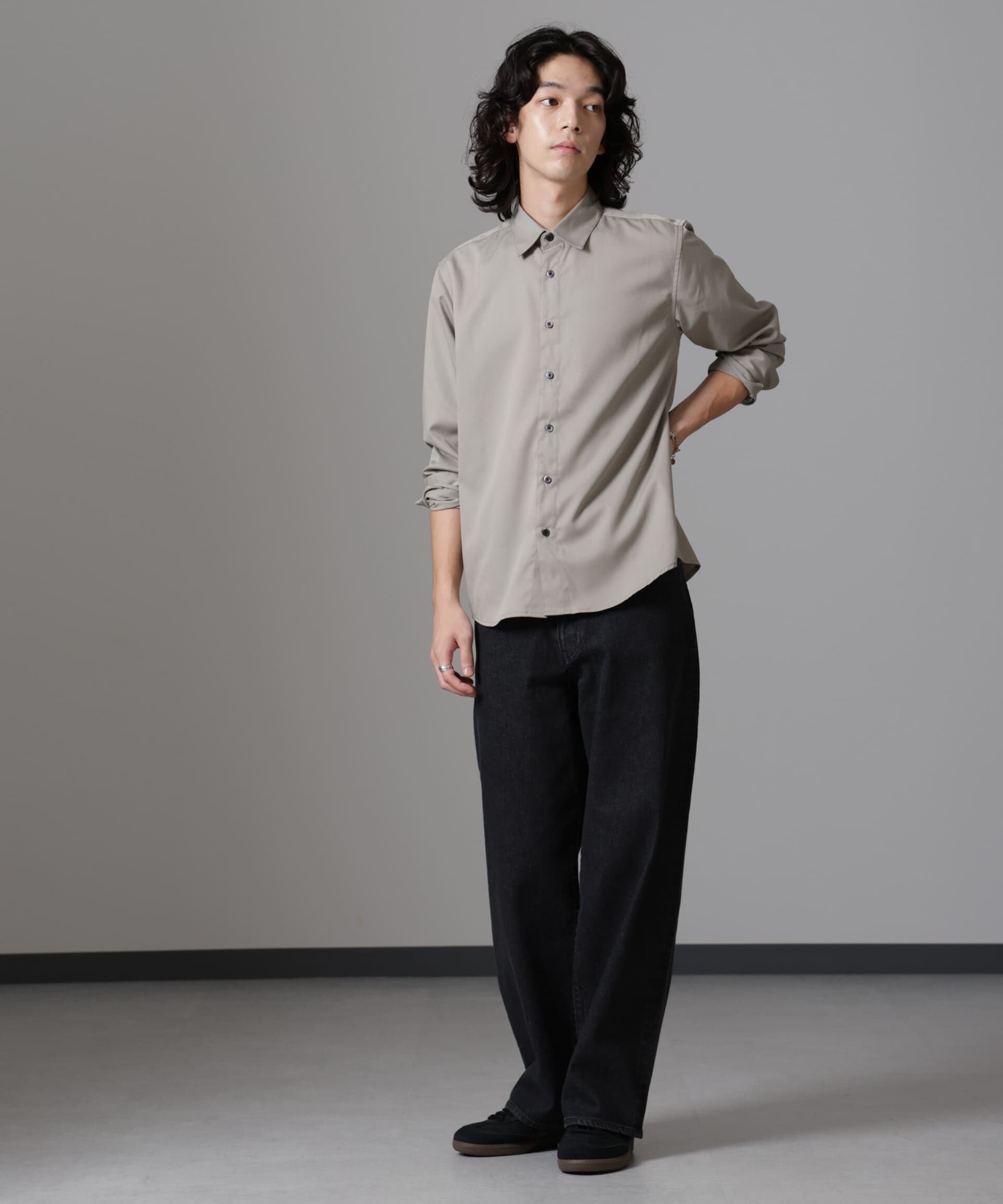 nano･universe「スタンダードレギュラーカラーシャツ/長袖」|シャツ・ブラウス|