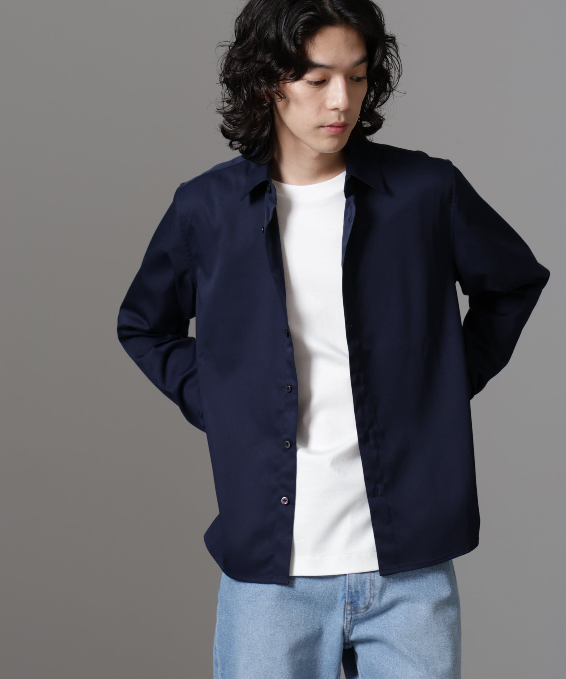 nano･universe「スタンダードレギュラーカラーシャツ/長袖」|シャツ・ブラウス|