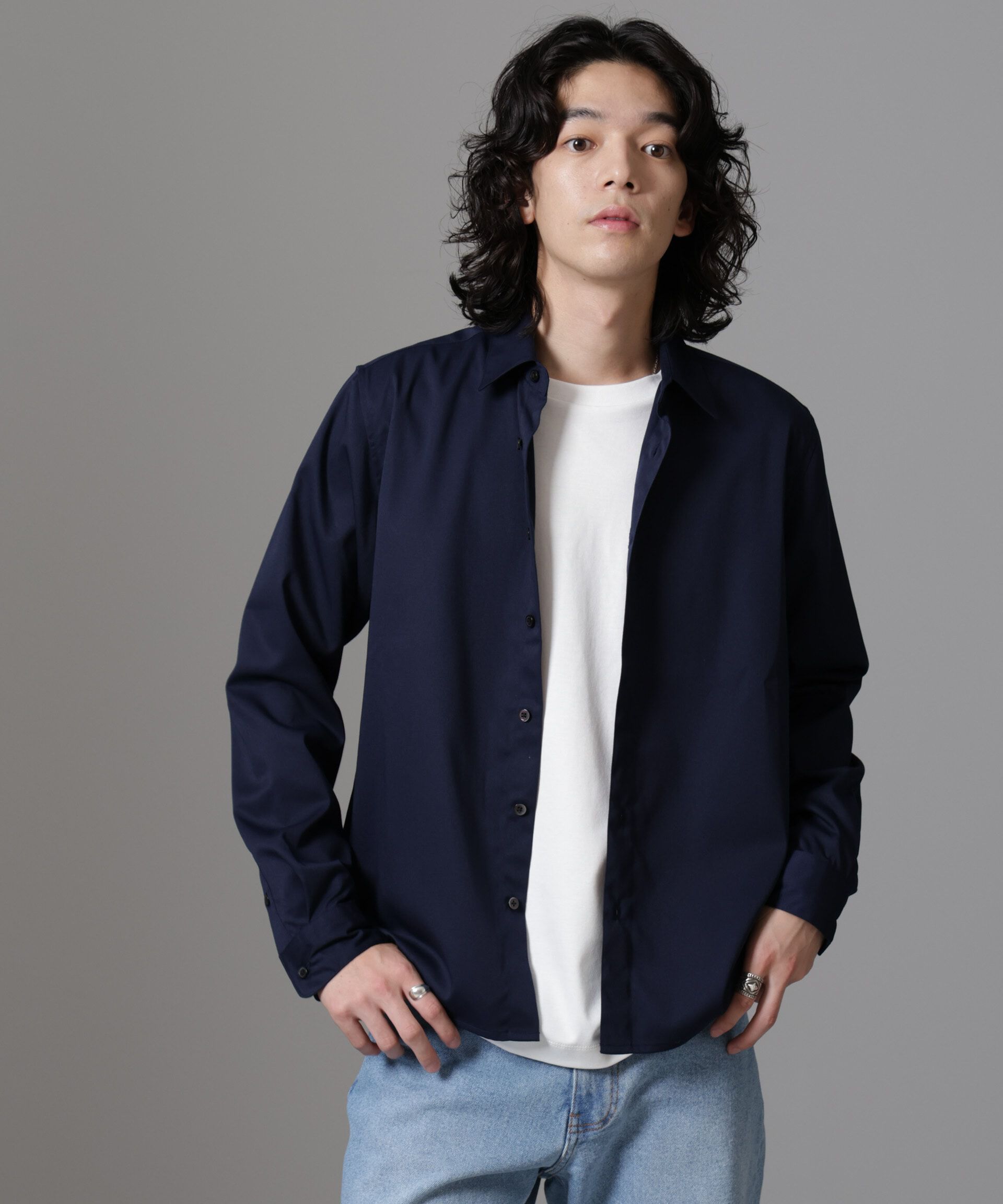 nano･universe「スタンダードレギュラーカラーシャツ/長袖」|シャツ・ブラウス|