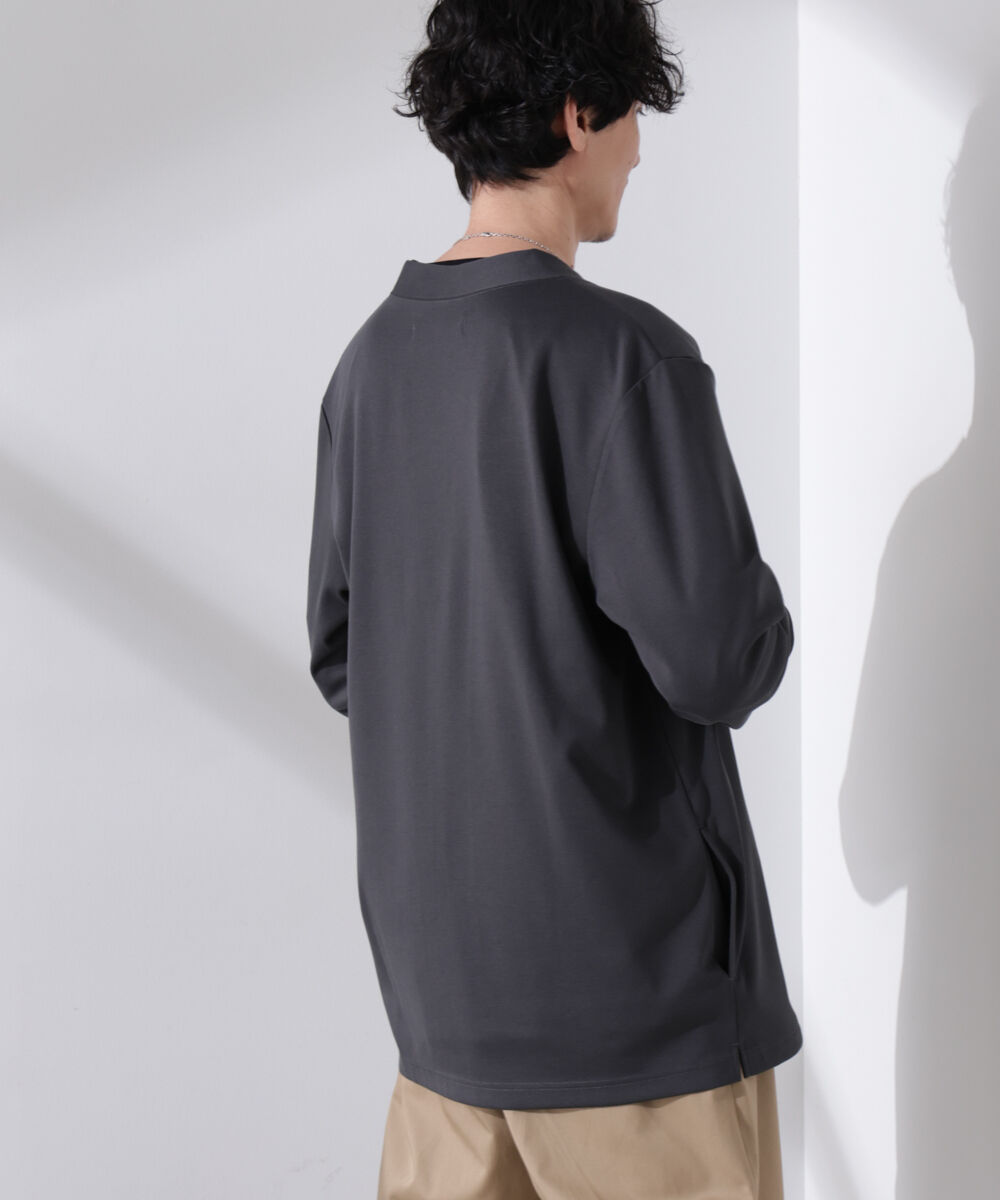 nano･universe「ダブルジャージー着流しカーディガン」|Tシャツ・カットソー|