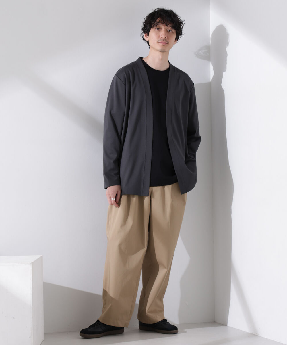 nano･universe「ダブルジャージー着流しカーディガン」|Tシャツ・カットソー|