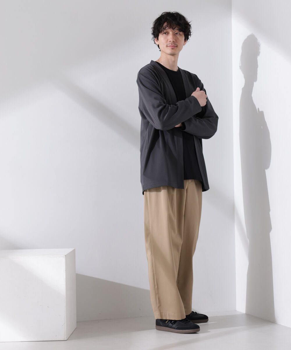 nano･universe「ダブルジャージー着流しカーディガン」|Tシャツ・カットソー|