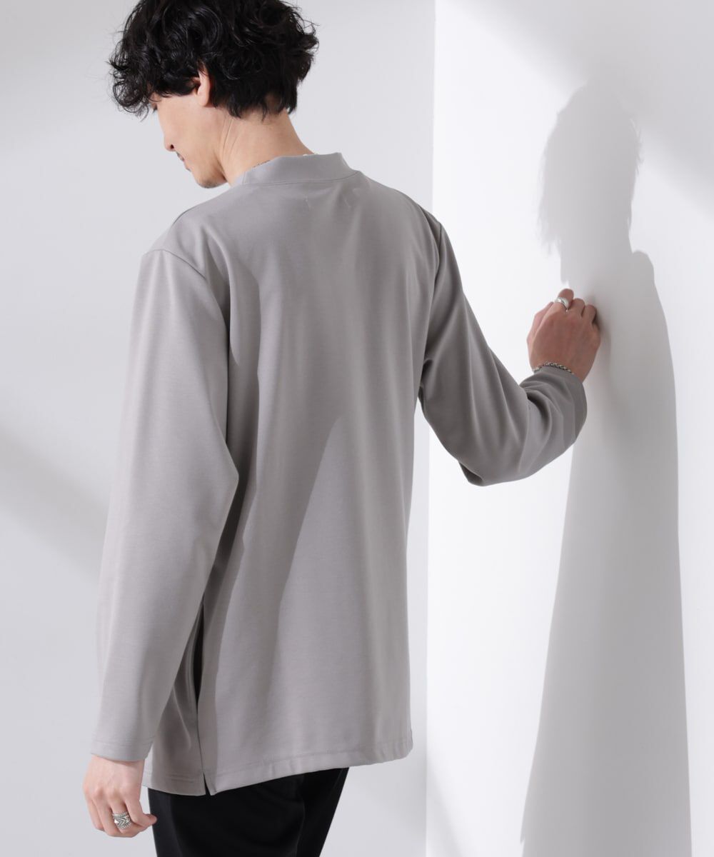 nano･universe「ダブルジャージー着流しカーディガン」|Tシャツ・カットソー|