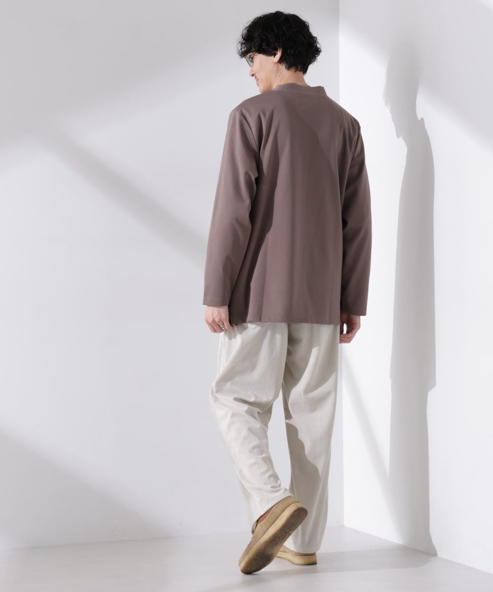 nano･universe「ダブルジャージー着流しカーディガン」|Tシャツ・カットソー|