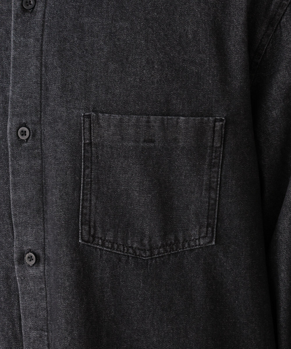 nano･universe「ライトオンスデニムシャツ 長袖」|シャツ・ブラウス|