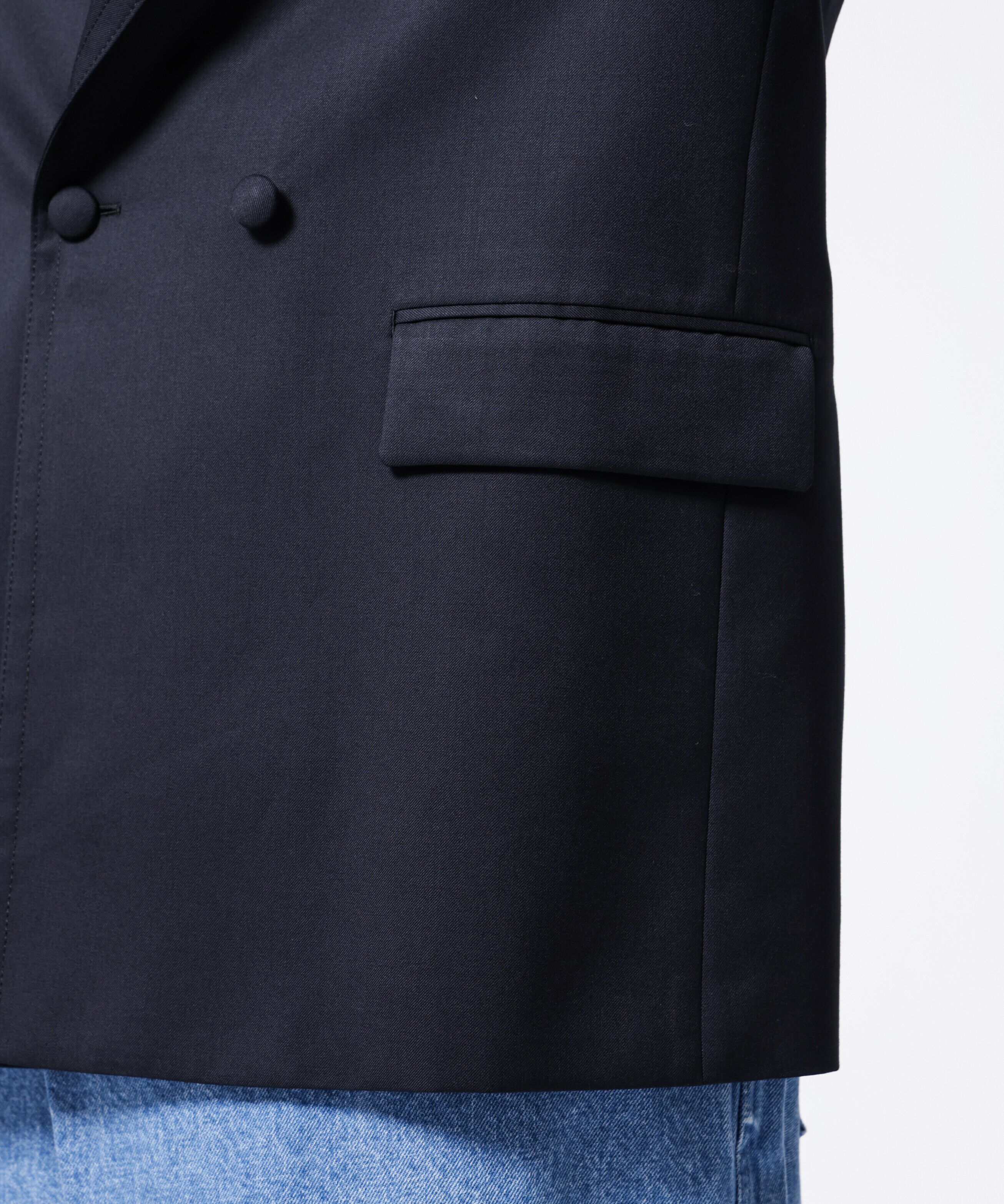 nano･universe「「ASSEMBLANC」VIST Gabardine オーバージャケット」|テーラードジャケット|