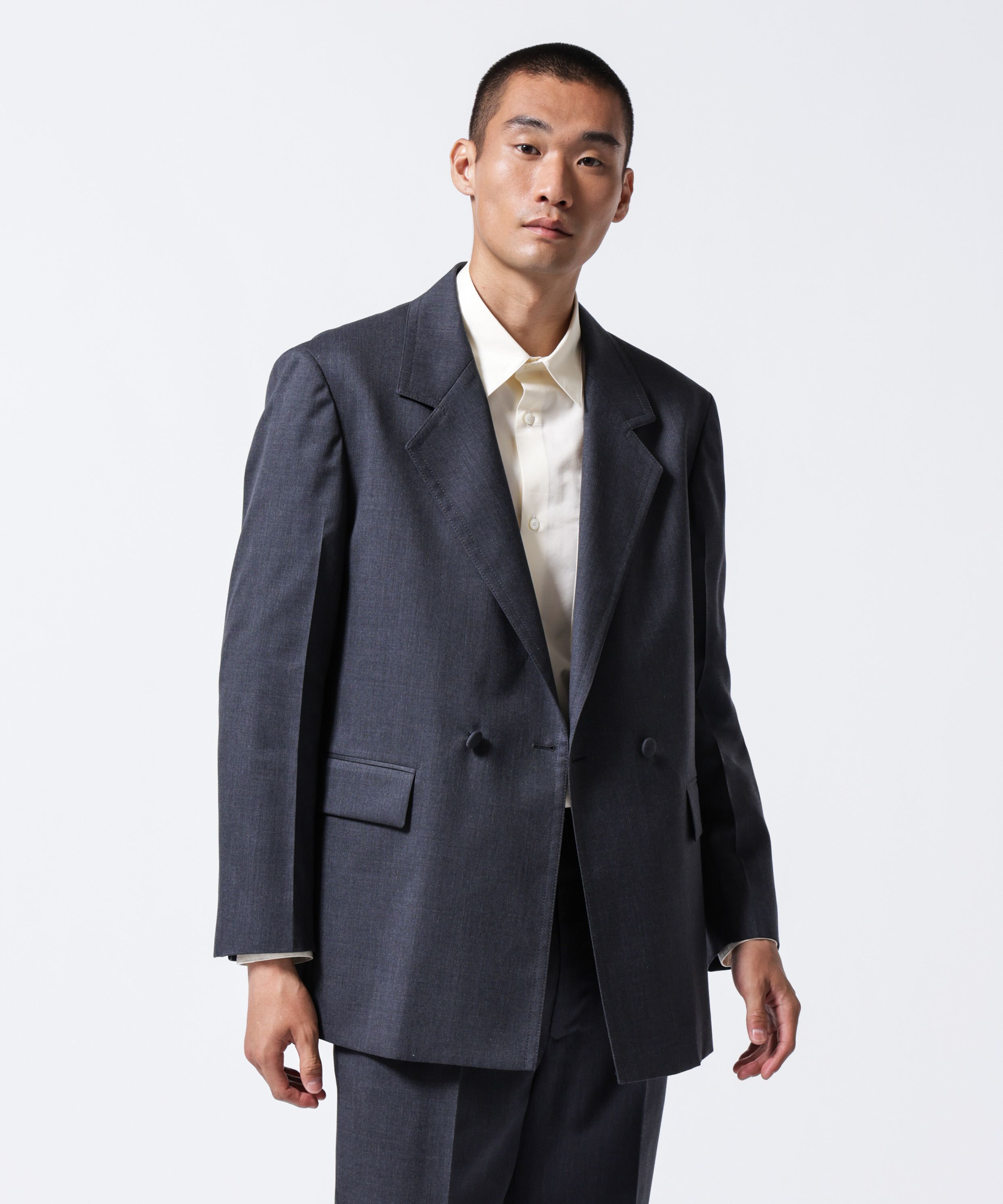 nano･universe「「ASSEMBLANC」VIST Gabardine オーバージャケット」|テーラードジャケット|