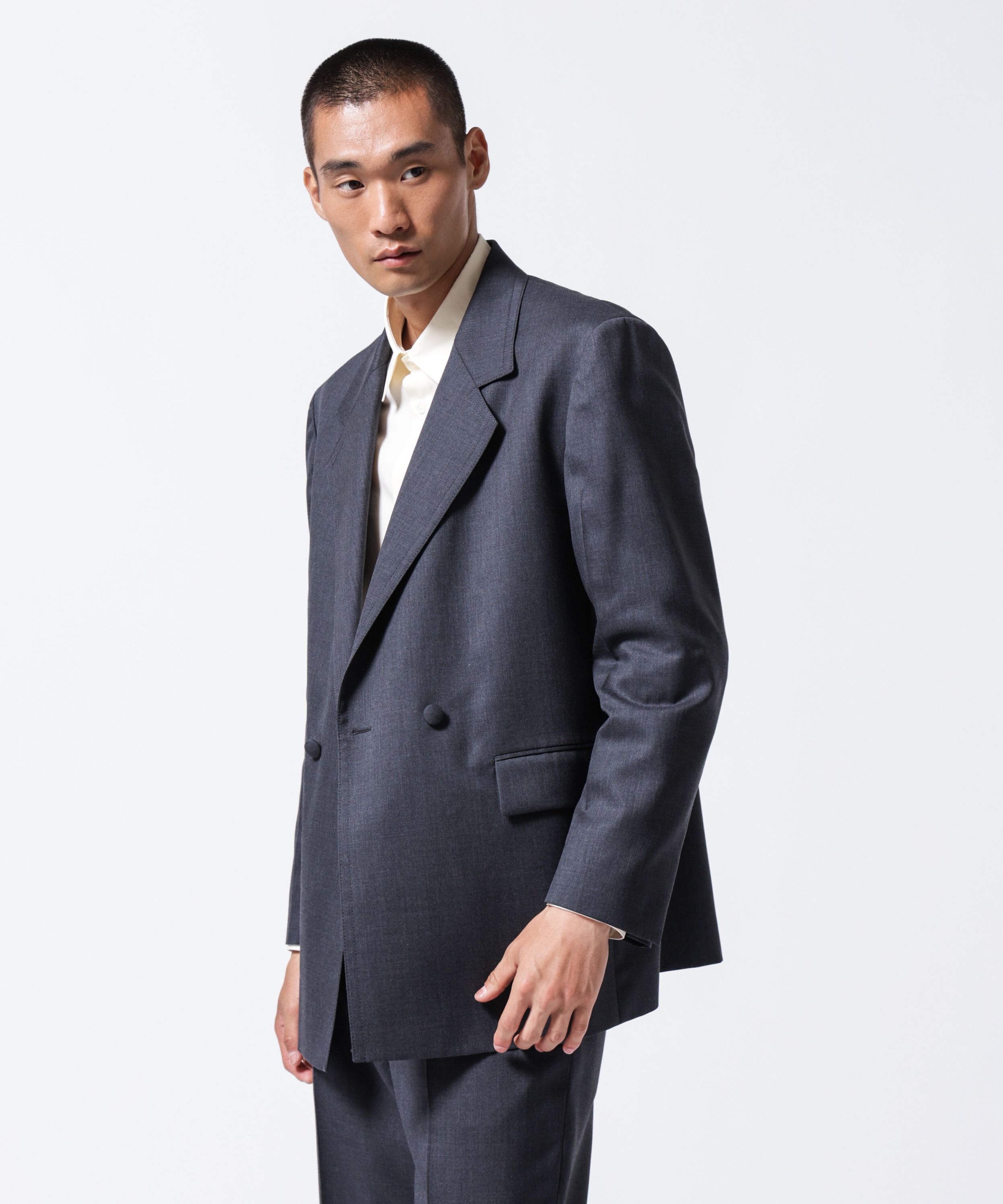 nano･universe「「ASSEMBLANC」VIST Gabardine オーバージャケット」|テーラードジャケット|