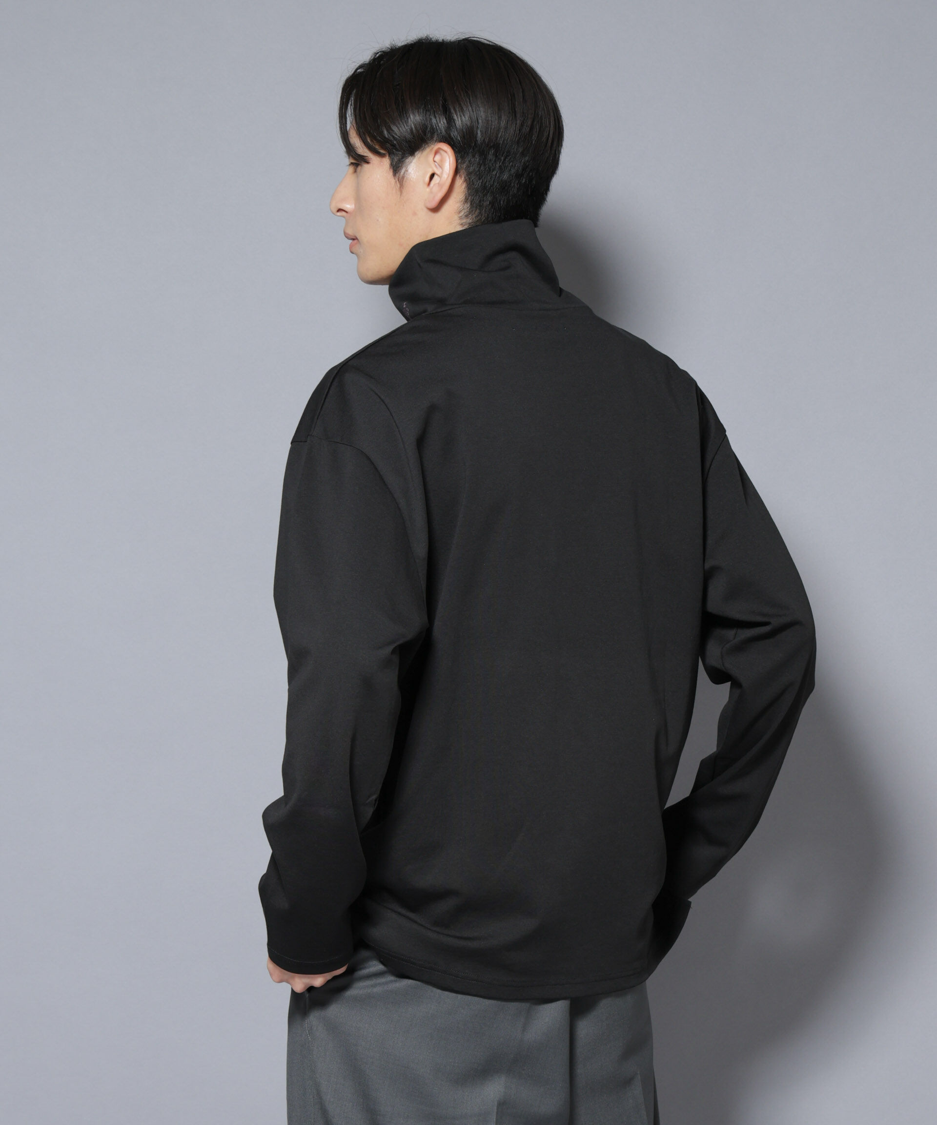 nano･universe「｢NJ/CLUB｣ ポンチタートルネック」|Tシャツ・カットソー|