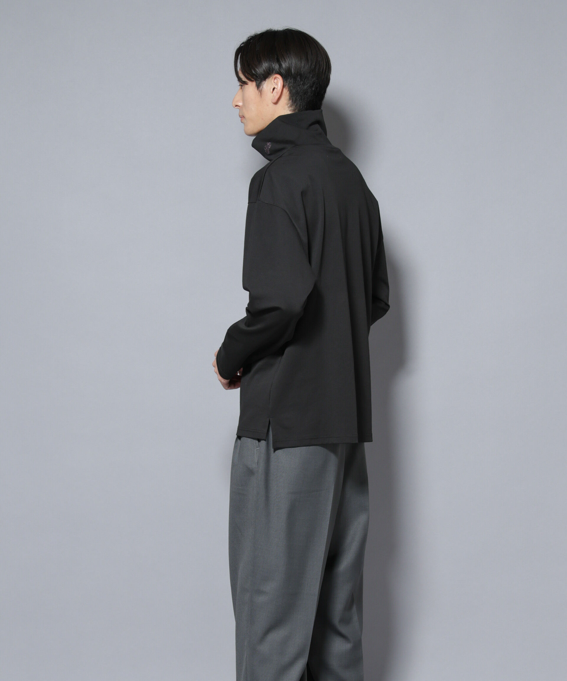 nano･universe「｢NJ/CLUB｣ ポンチタートルネック」|Tシャツ・カットソー|