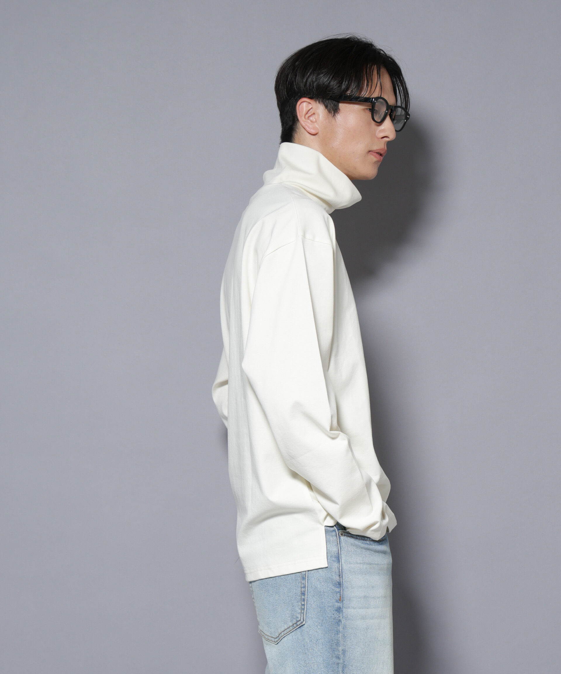 nano･universe「｢NJ/CLUB｣ ポンチタートルネック」|Tシャツ・カットソー|