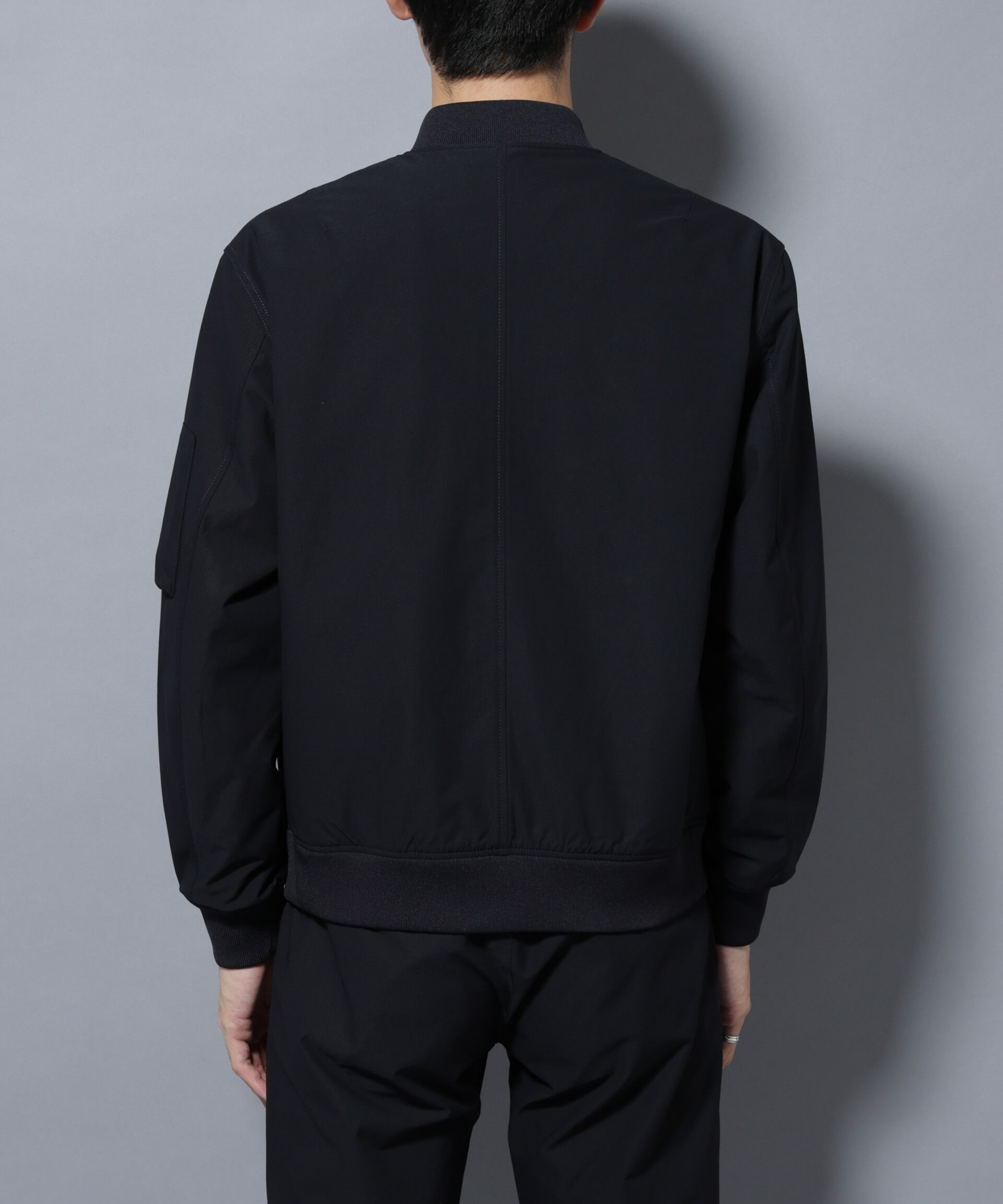 nano･universe「「N BASIC」TEXBRID(R)ツイルMA-1/撥水(セットアップ可)」|ブルゾン・スタジャン|