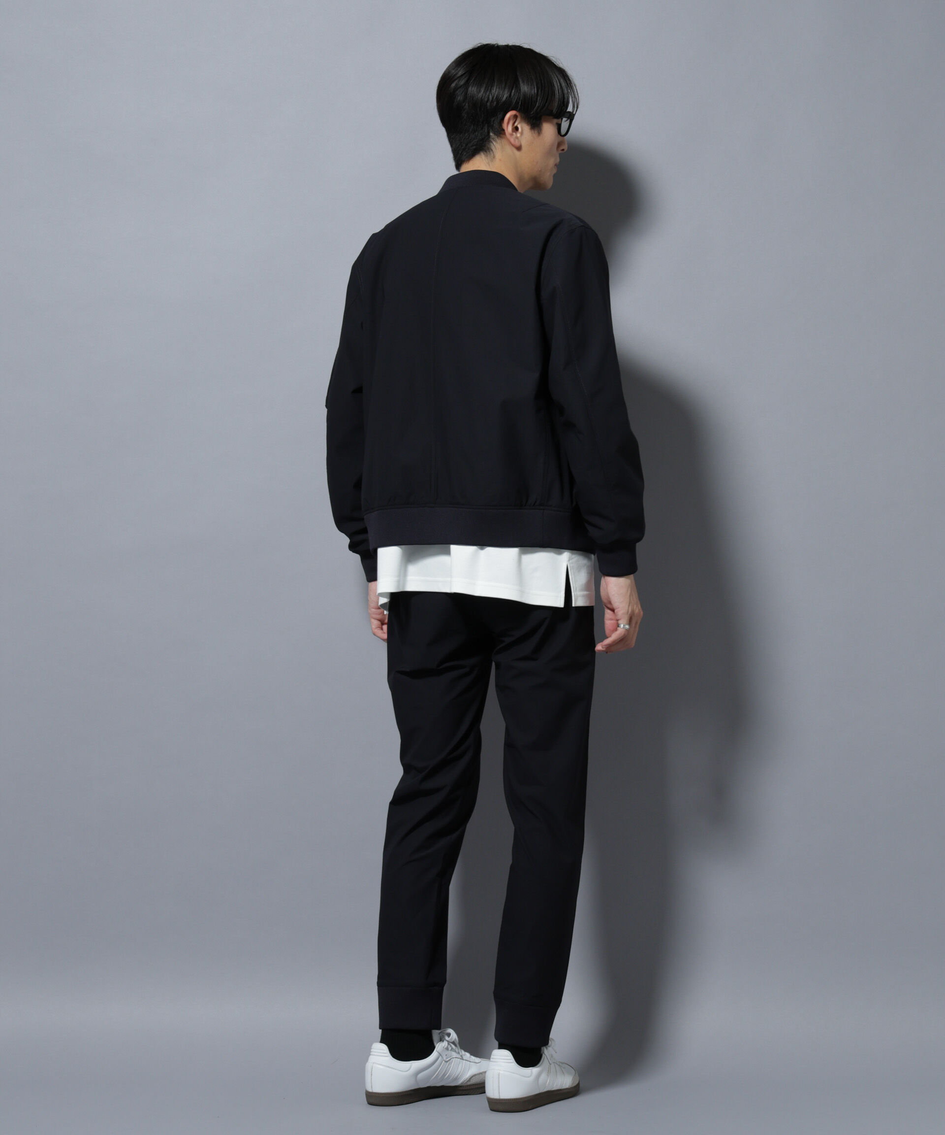 nano･universe「「N BASIC」TEXBRID(R)ツイルMA-1/撥水(セットアップ可)」|ブルゾン・スタジャン|