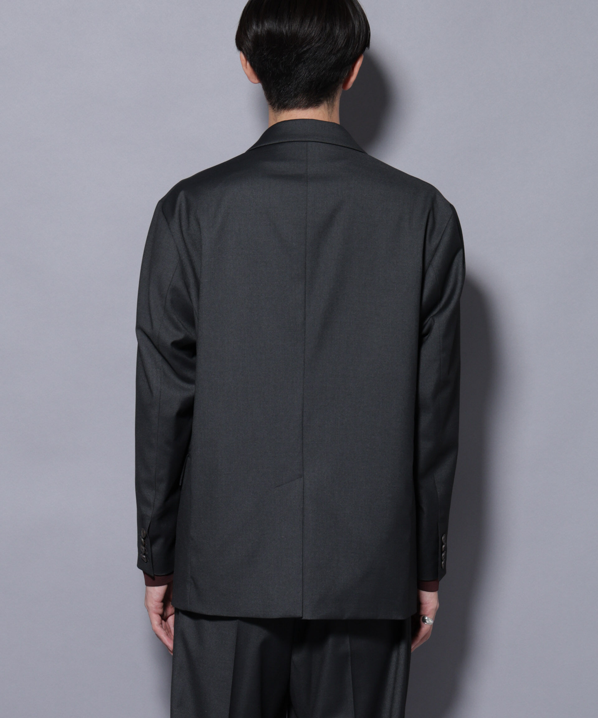 nano･universe「DELEGANTEｴｱﾘｰｻｷｿﾆｰ ｸﾞﾘｯﾀｰｽﾄﾗｲﾌﾟﾃｰﾗｰﾄﾞｼﾞｬ」|テーラードジャケット|