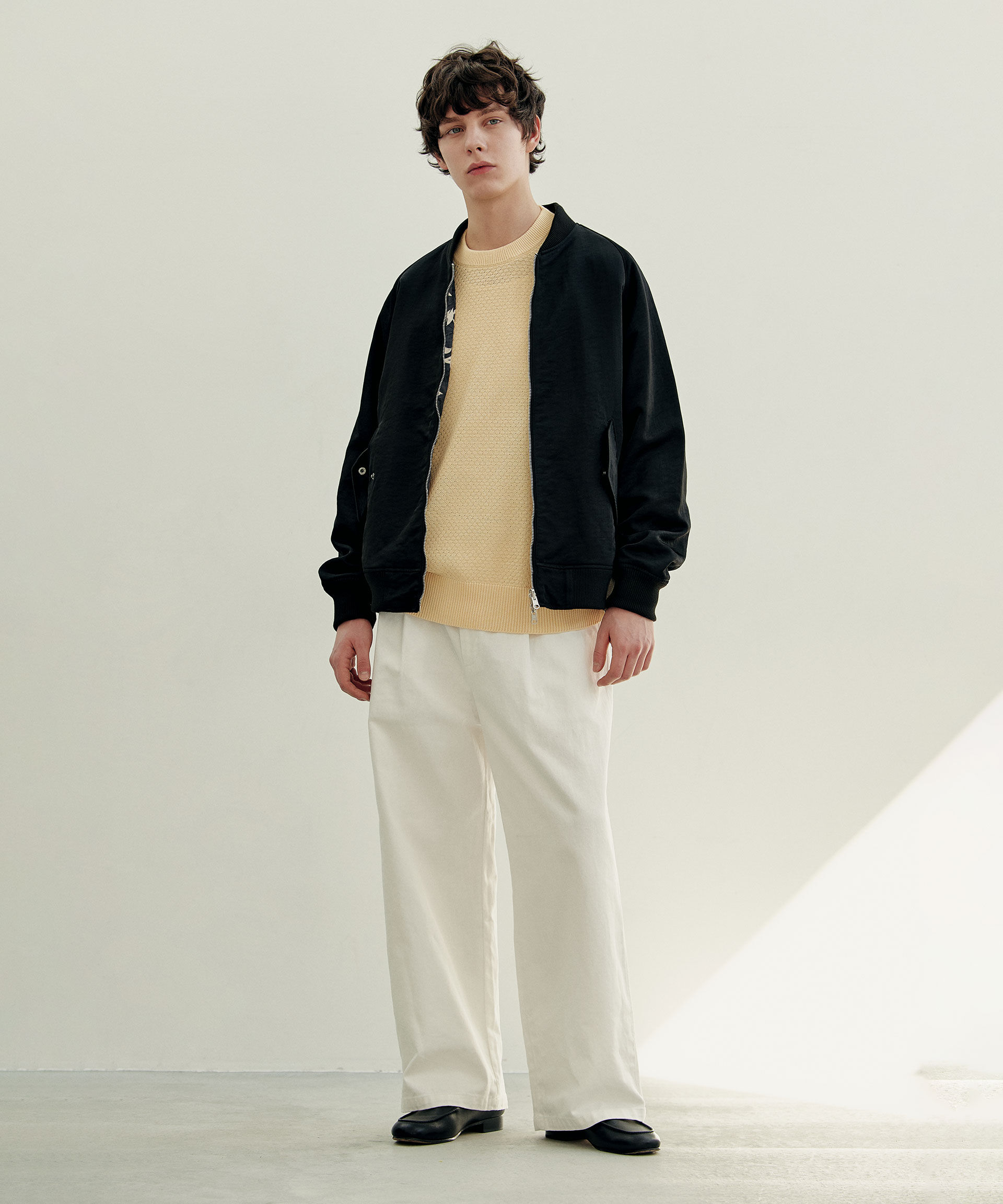 nano･universe「｢OtoNANO｣大人のワイドデニムパンツ」|チノ|