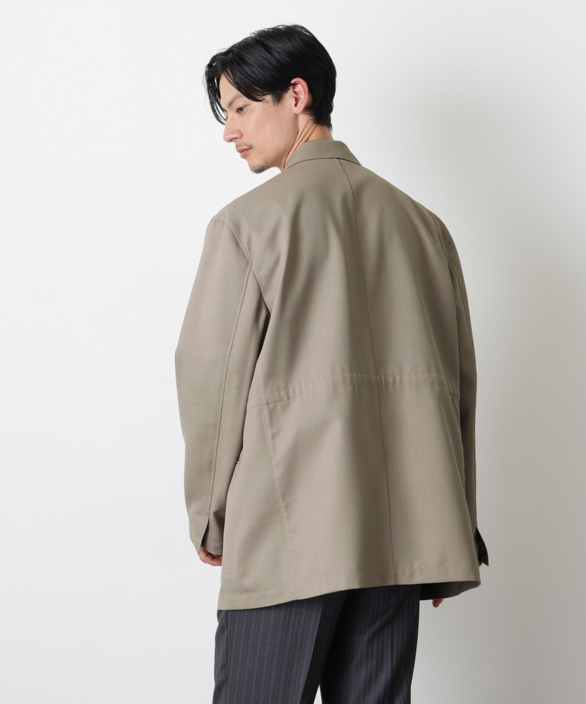 nano･universe「｢Gavante｣ ドライギャバテーラードジャケット」|テーラードジャケット|