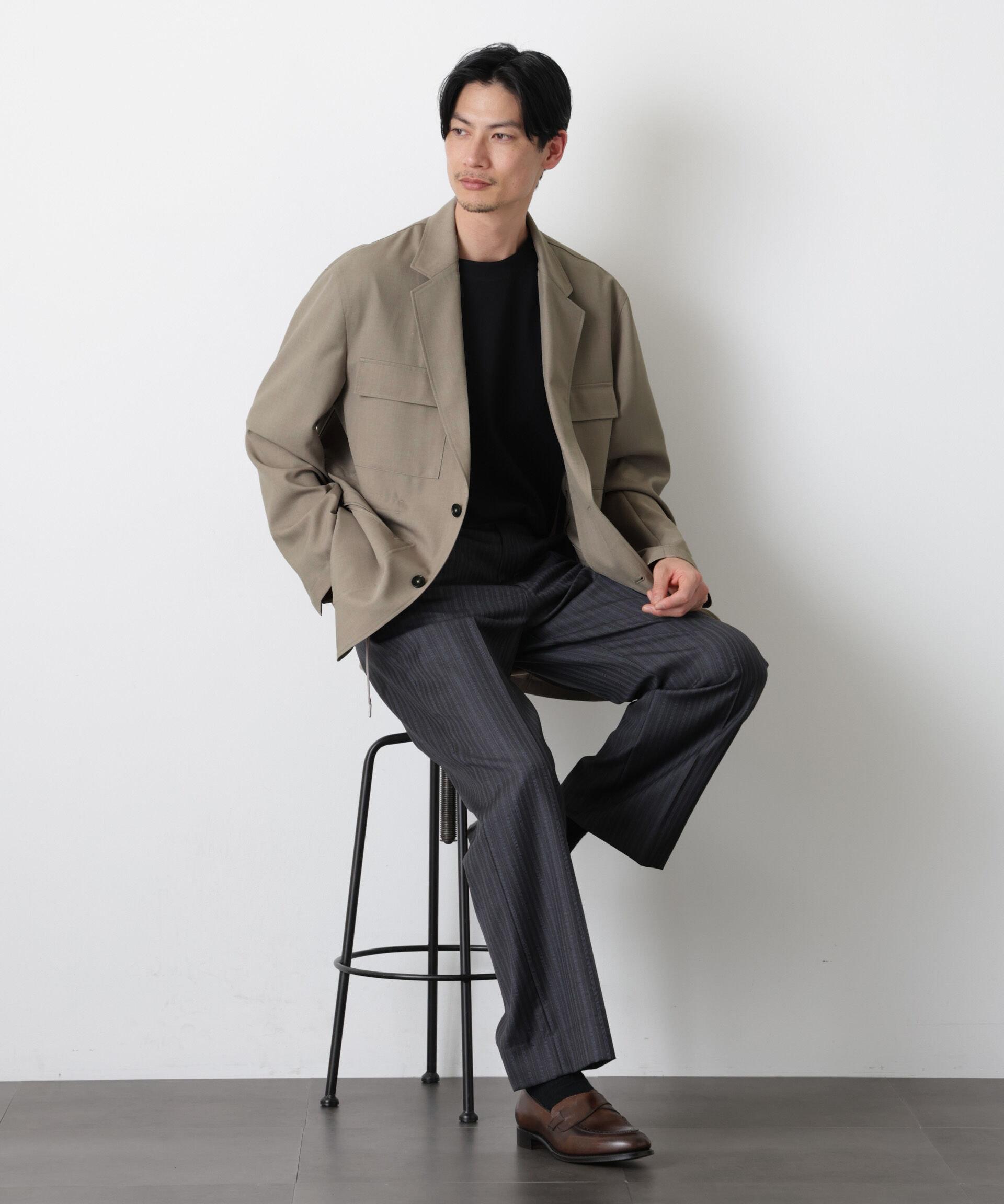 nano･universe「｢Gavante｣ ドライギャバテーラードジャケット」|テーラードジャケット|