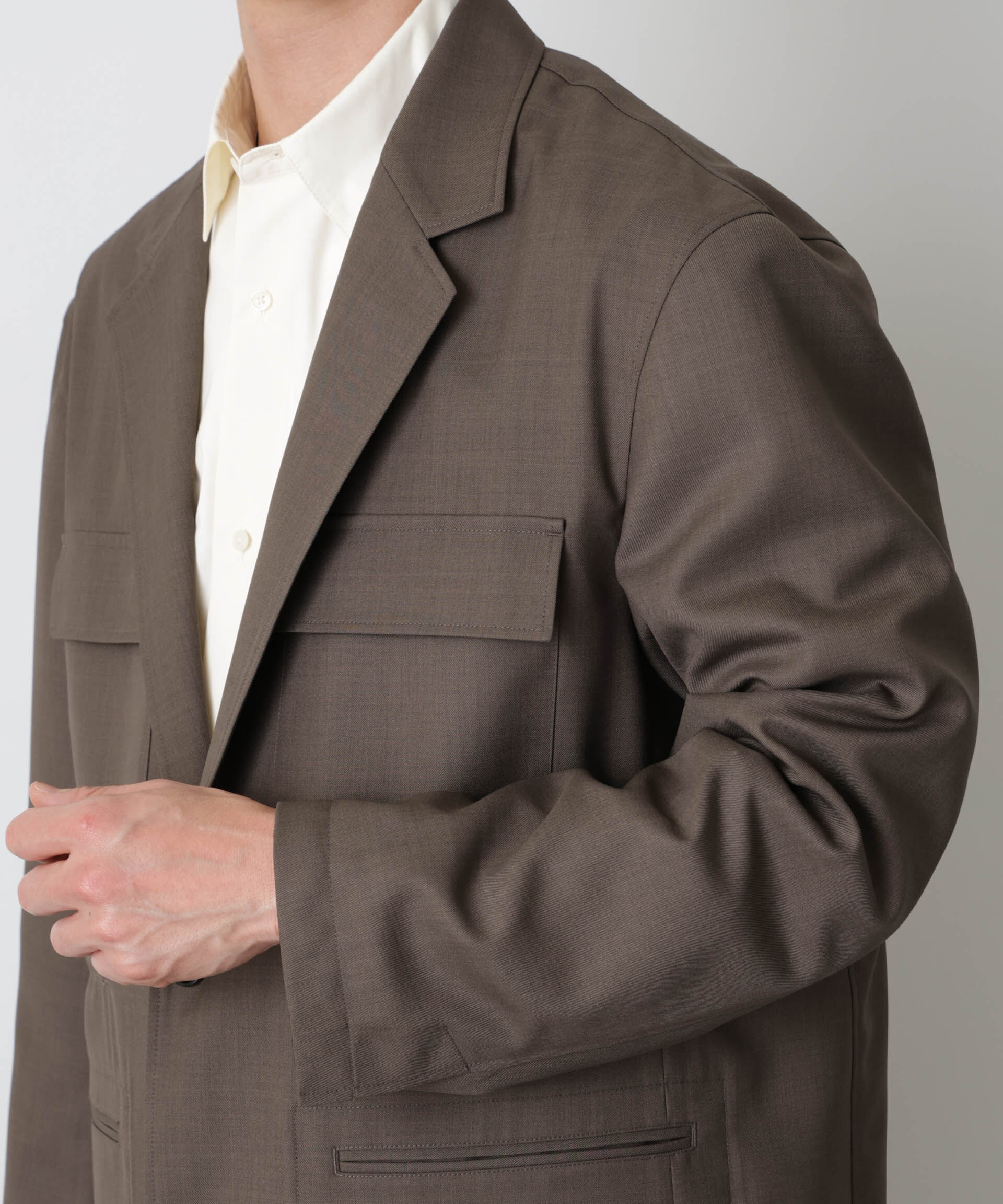 nano･universe「｢Gavante｣ ドライギャバテーラードジャケット」|テーラードジャケット|