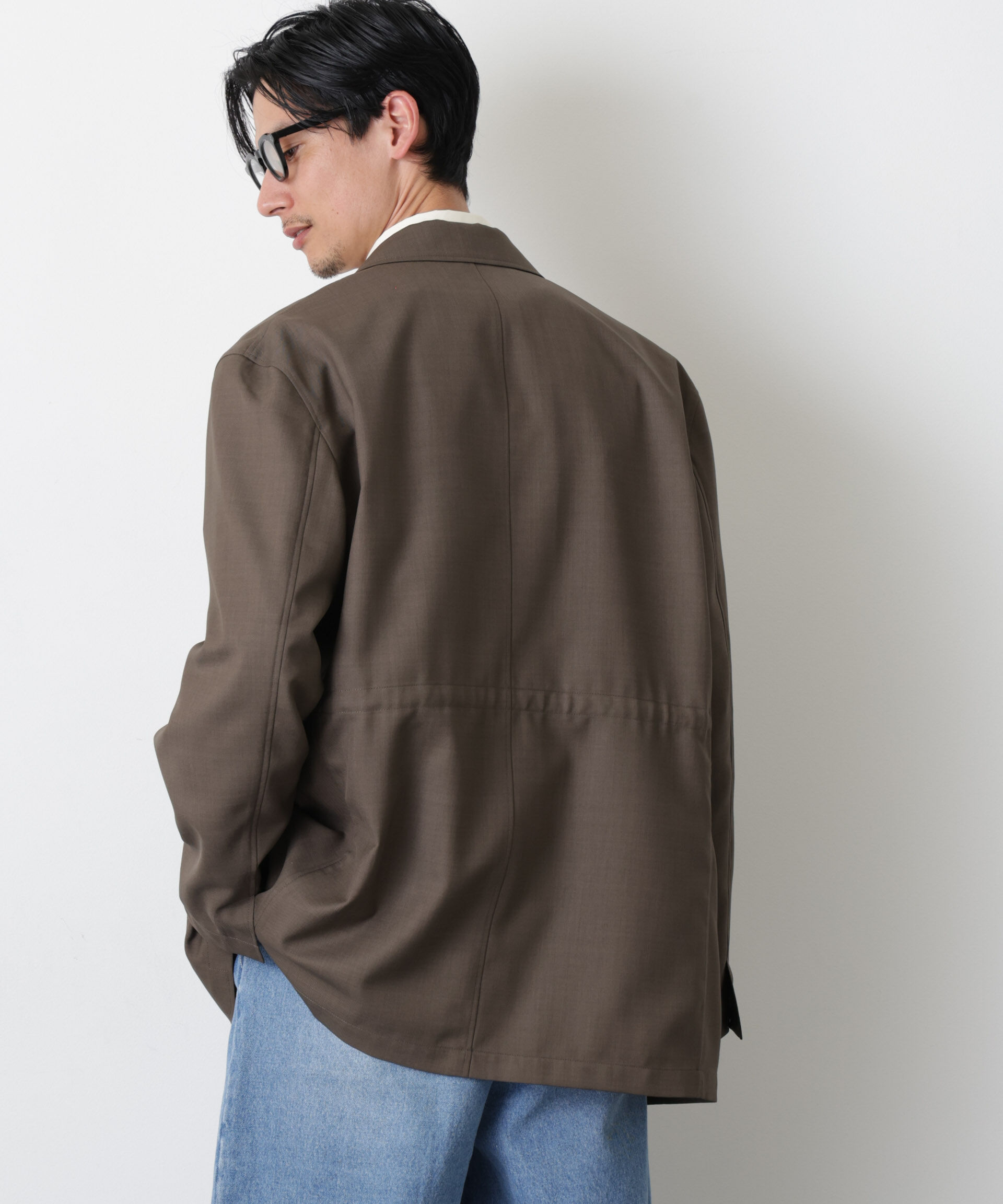 nano･universe「｢Gavante｣ ドライギャバテーラードジャケット」|テーラードジャケット|