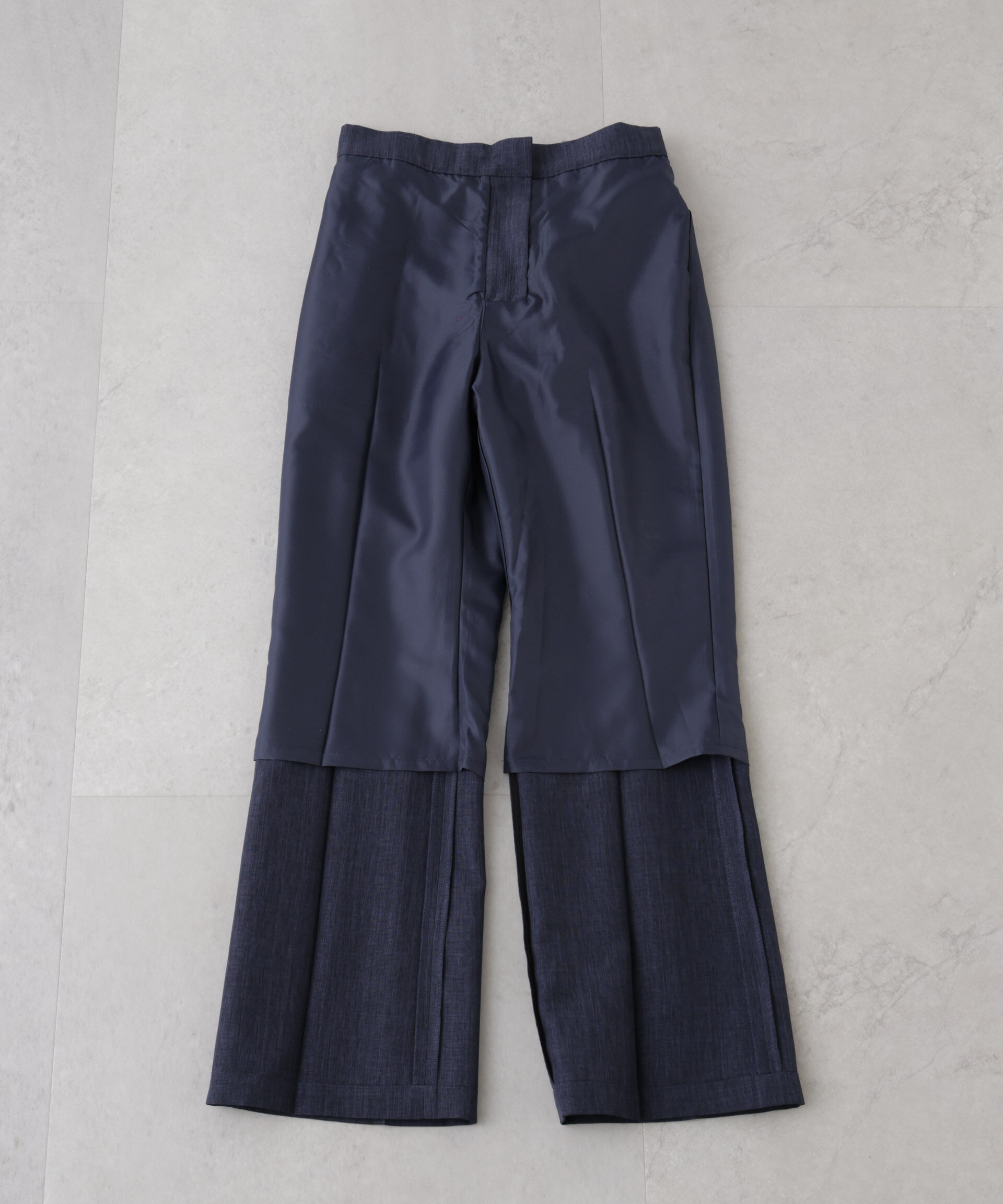 nano･universe「多機能センタープレスパンツ(セットアップ可)」|チノ|