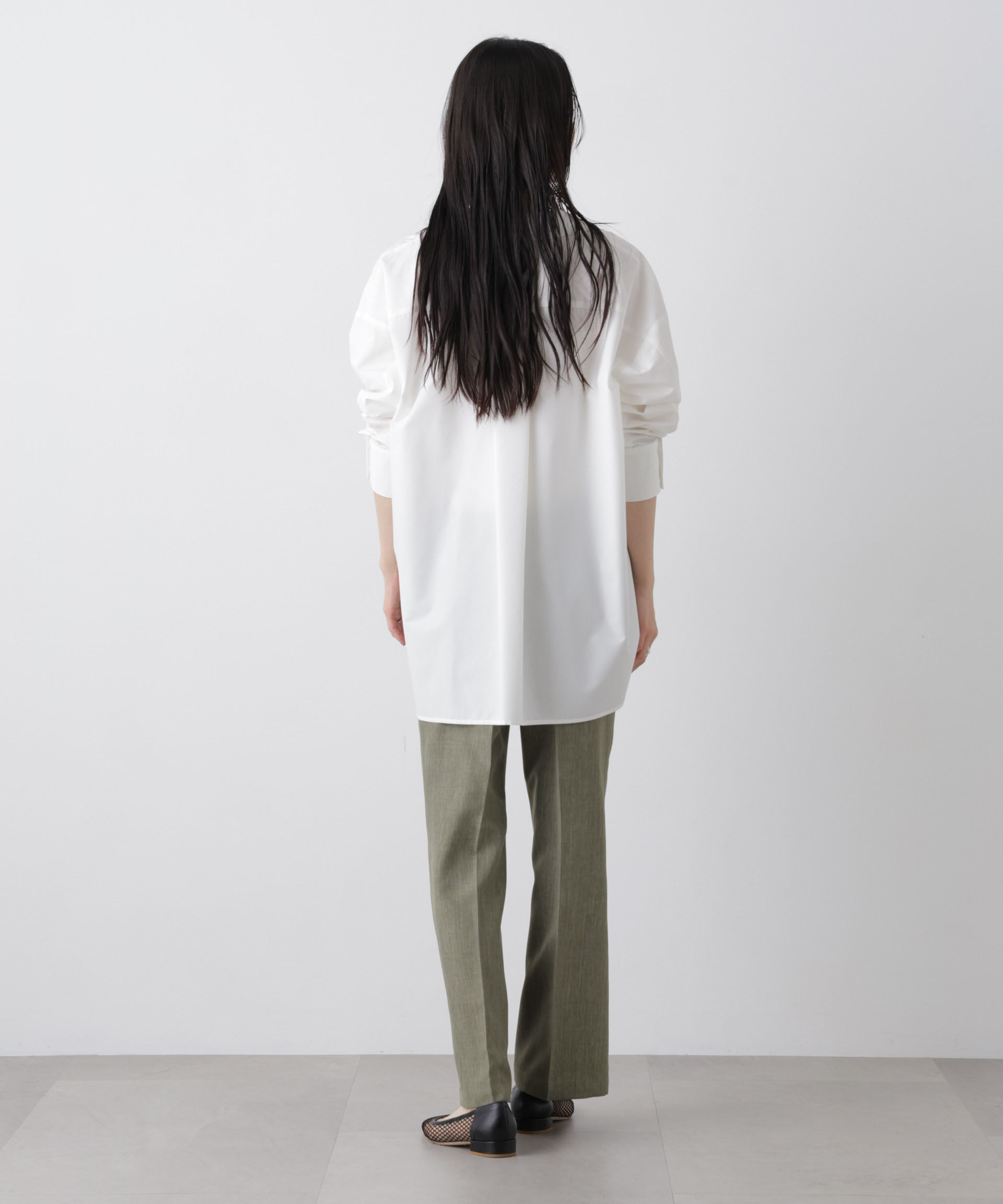 nano･universe「多機能センタープレスパンツ(セットアップ可)」|チノ|