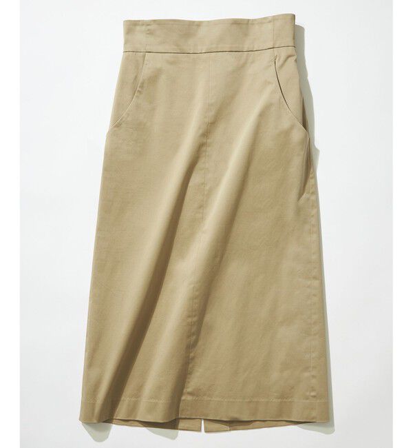 組曲「【WEB限定】サテンストレッチ Iラインスカート」|スカート|