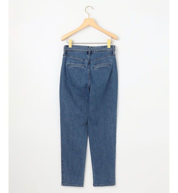 組曲「ライトデニム ベルト付きストレートパンツ」|デニム|