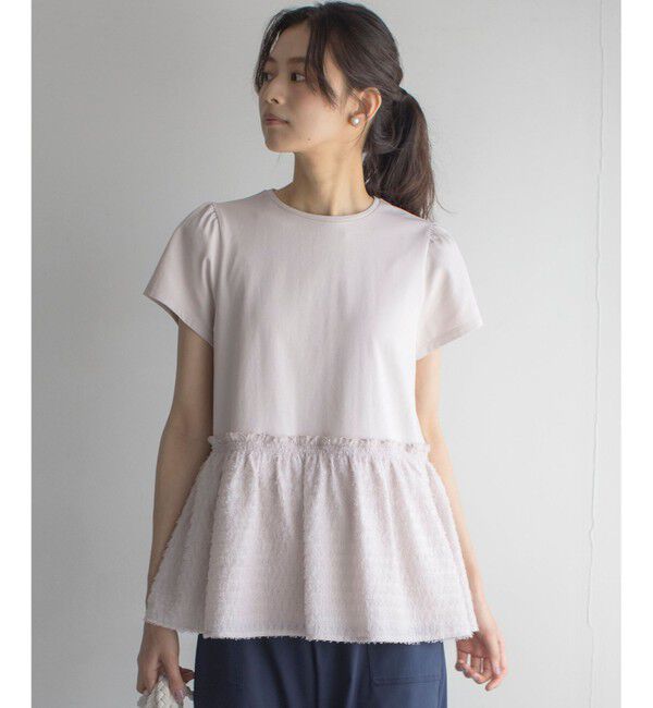 組曲「華感フレア カットソー」|Tシャツ・カットソー|ｽﾓｰｷｰﾋ