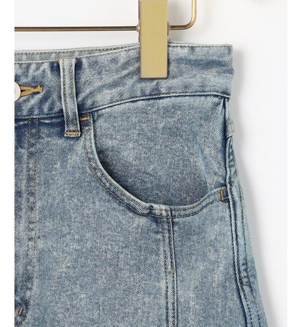 組曲「【加藤ローサさん着用】ライトデニムカーブパンツ」|デニム|