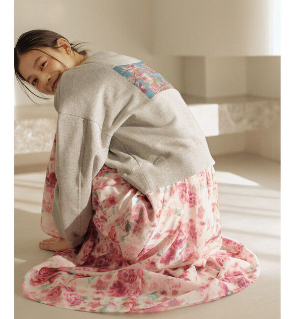 組曲「【Flower Collection】ブーケフラワープリント スカート」|スカート|