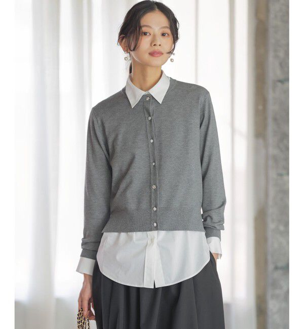 組曲「アトランダムビジューボタンカーディガン」|カーディガン|