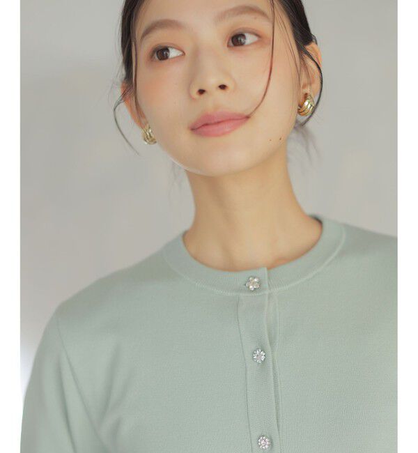 組曲「アトランダムビジューボタンカーディガン」|カーディガン|