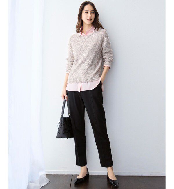 自由区「【新色追加・人気のため再入荷・ウエストゴム】ライトフィールジャージータックテーパード パンツ」|その他|