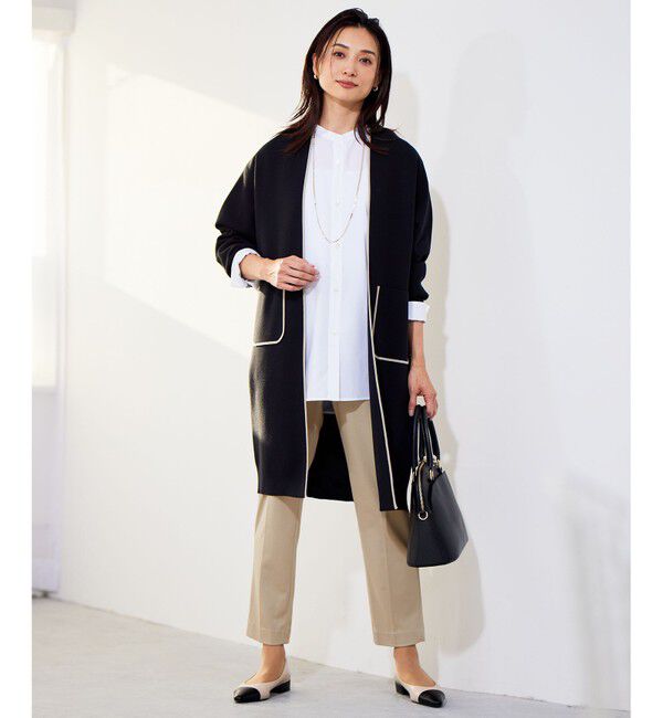 自由区「【新色追加・人気のため再入荷・ウエストゴム】ライトフィールジャージータックテーパード パンツ」|その他|