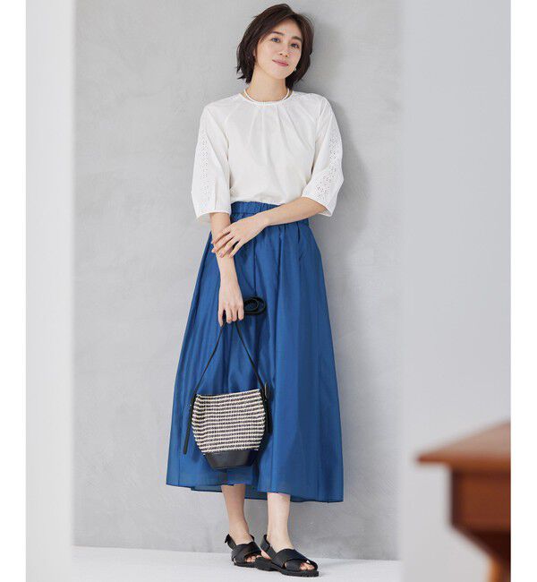 自由区「【洗える】エアリー スカート」|スカート|