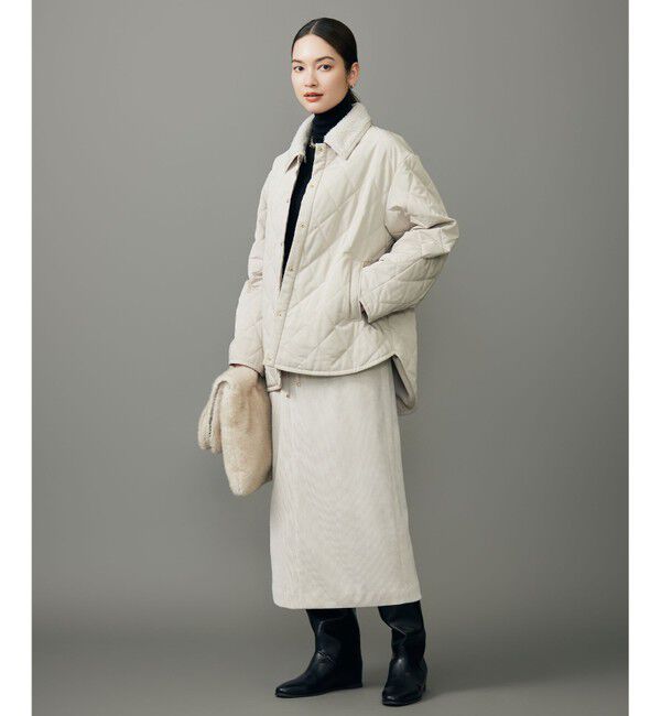 自由区「【SHIHOさん着用】ソフトコーデュロイ スカート」|スカート|