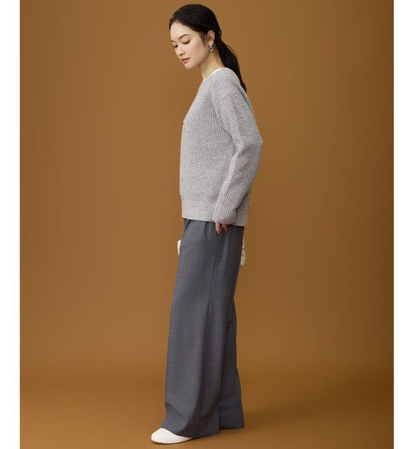 自由区「【カタログ掲載・着回し力抜群】カラーメランジ ニット」|ニット・セーター|