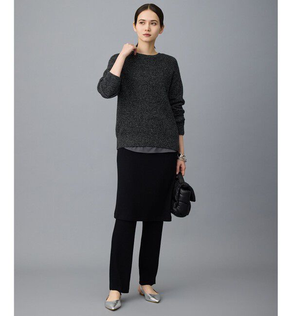 自由区「【カタログ掲載・着回し力抜群】カラーメランジ ニット」|ニット・セーター|