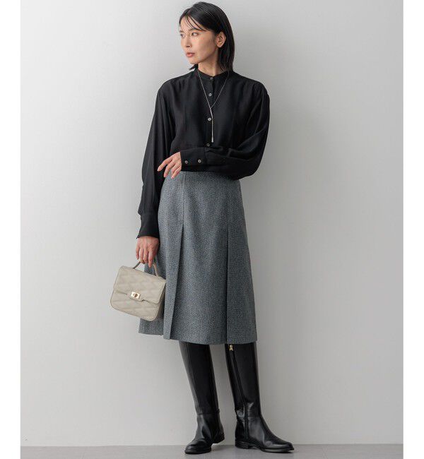 23区「【洗える】ツイーディーエトワール Aライン スカート」|スカート|