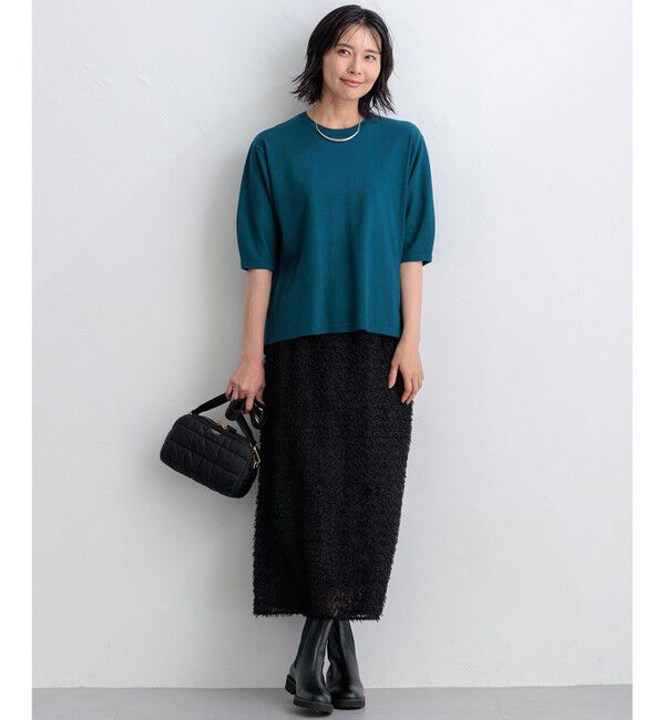 23区「【洗える】ヘアリーカットジャカード スカート」|スカート|