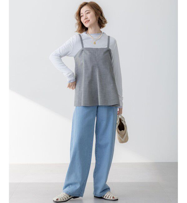 23区「【Oggi5月号掲載/洗える】シアー レイヤード TEE」|Tシャツ・カットソー|