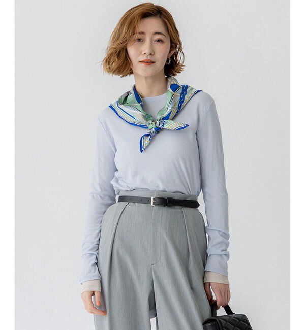 23区「【Oggi5月号掲載/洗える】シアー レイヤード TEE」|Tシャツ・カットソー|ｻｯｸｽﾌﾞ