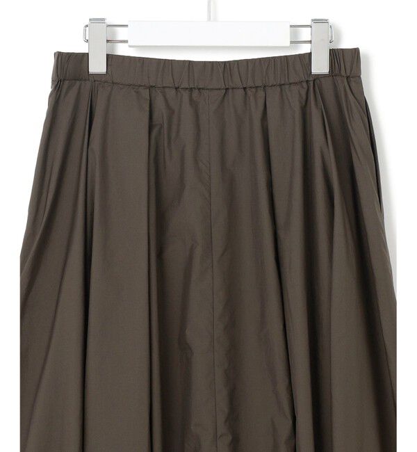 23区「【洗える】ナイロンコットンポプリン タック スカート」|スカート|