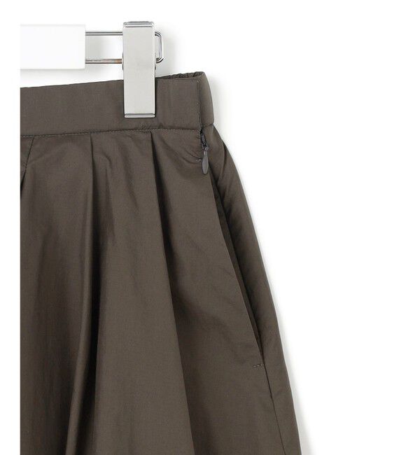 23区「【洗える】ナイロンコットンポプリン タック スカート」|スカート|